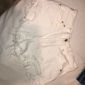 Free people jean shorts